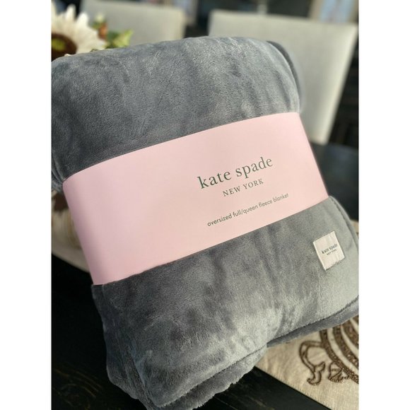 NEW Kate Spade New York Oversized Full/Queen Grey - Picture 4 of 5